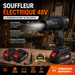 Load image into Gallery viewer, SOUFFLEUR ELECTRIQUE SANS FIL ULTRA PUISSANT 48V_Nettoyez en quelques secondes… sans effort, sans balai
