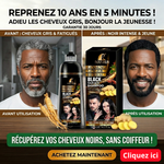 Load image into Gallery viewer, Retrouvez 10 ans de jeunesse en 5 minutes : La solution "Shampooing Miracle" pour des cheveux noirs et vigoureux
